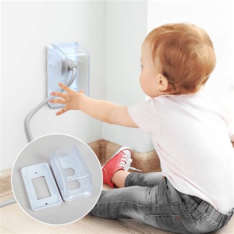 child covers for electrical junction boxes|Baby & Childproof Electrical Safety Products .